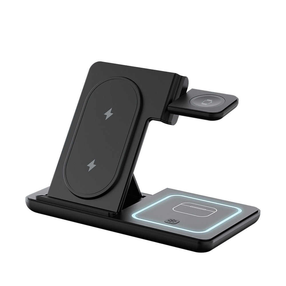 3-in-1 Wireless Fast Charger Foldable Stand