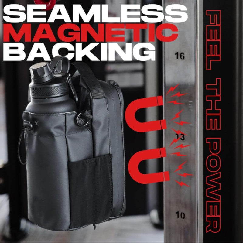 Gym Magnetic Water Bottle Bag