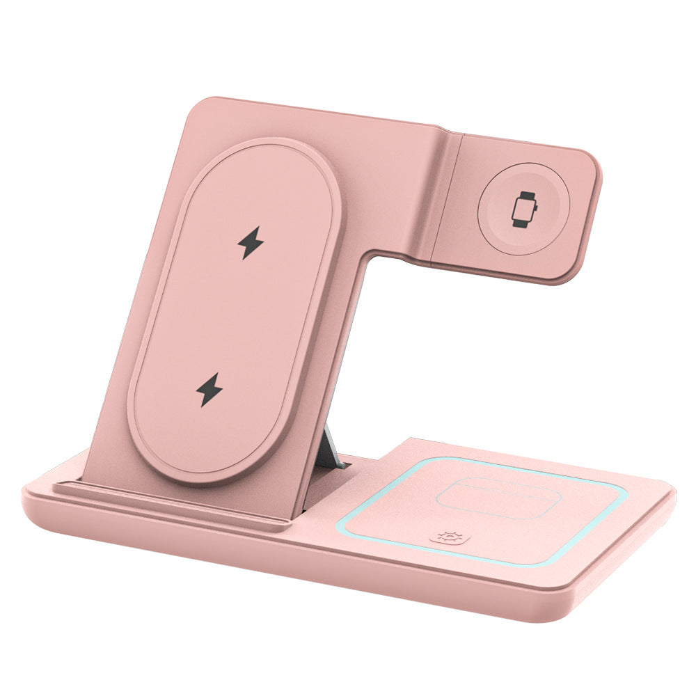 3-in-1 Wireless Fast Charger Foldable Stand